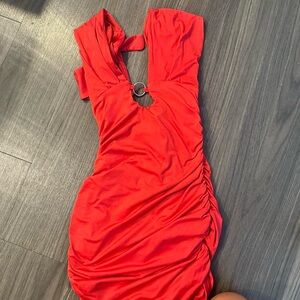 Amazon Vibrant Red Mini Dress